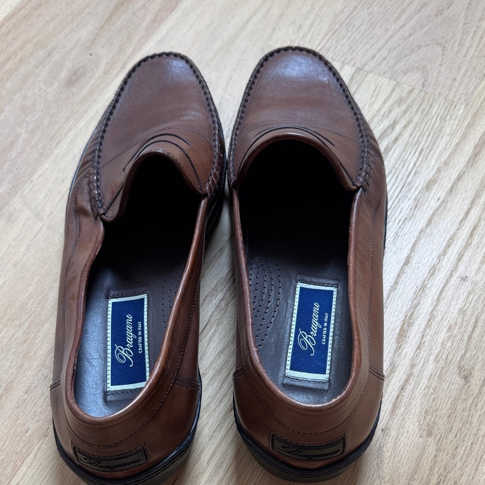 Men's Brown Leather Loafers